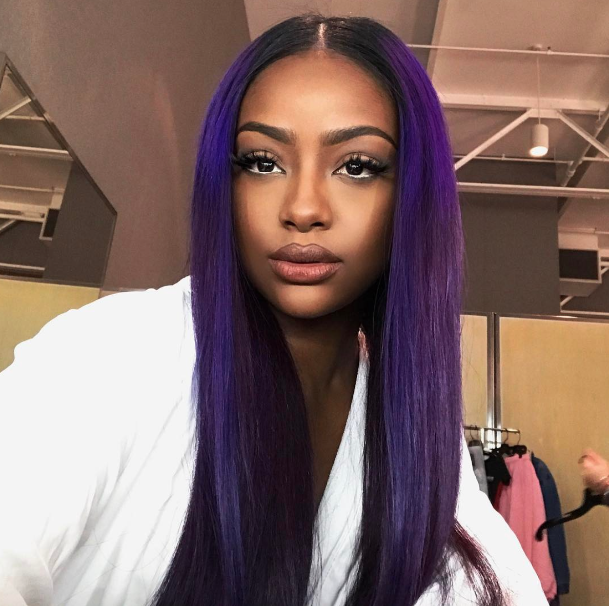 Toolz & Justine Skye Both Love Their Purple Hair, But Which Of Them Wea...